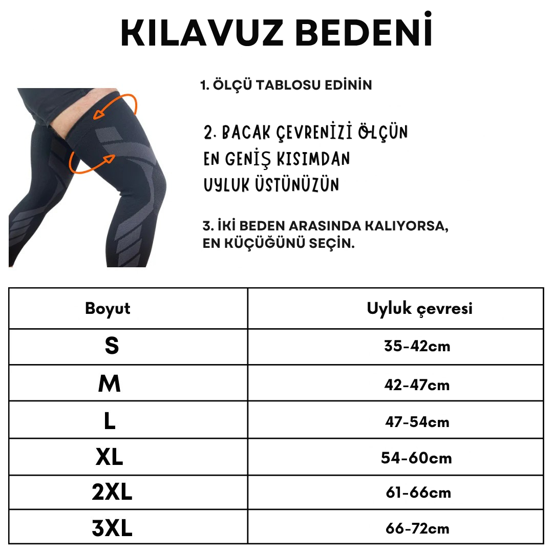 HalHike Profesyonel Dizler ve Bacaklar için Yazlık Kompresyon Desteği