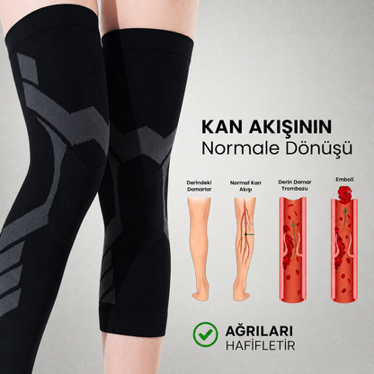 HealHike Profesyonel Dizler ve Bacaklar için Yazlık Kompresyon Desteği