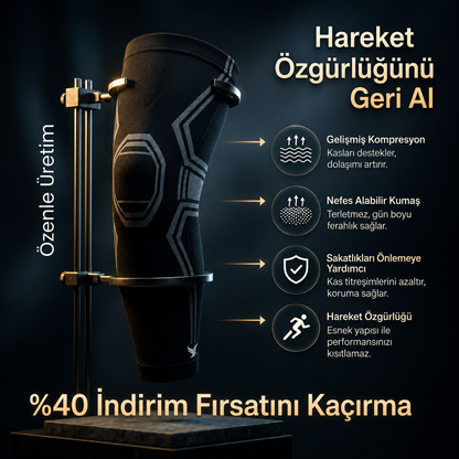 HealHike Profesyonel Dizler ve Bacaklar için Yazlık Kompresyon Desteği